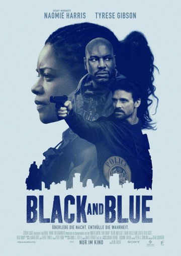 Чёрный и синий онлайн